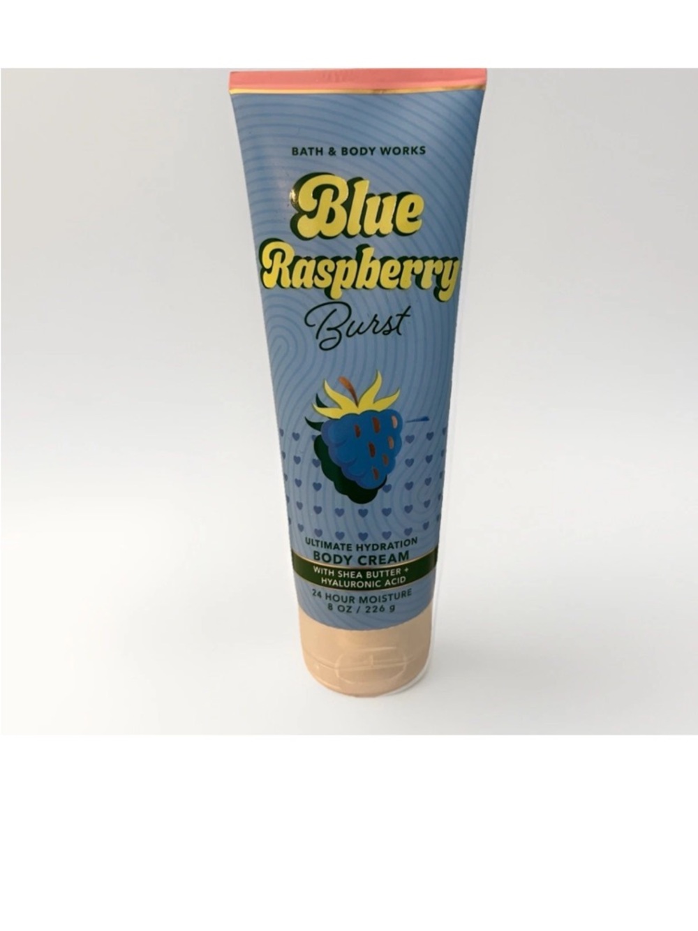 Bath & Body Works Blue Raspberry Body Cream Moisturizer 8 oz